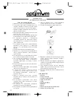 Предварительный просмотр 40 страницы Optimum FT-2503 Operating Instructions Manual