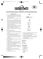 Preview for 26 page of Optimum FT-2504 Operating Instructions Manual