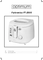 Предварительный просмотр 1 страницы Optimum FT-2505 Operating Instructions Manual