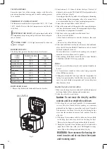 Preview for 14 page of Optimum FT-2507 Operating Instructions Manual