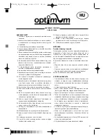 Preview for 37 page of Optimum FT-2525 Operating Instructions Manual