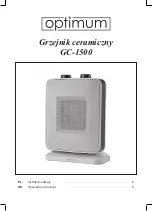 Предварительный просмотр 1 страницы Optimum GC-1500 Operating Instructions Manual