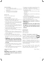 Preview for 7 page of Optimum GF-1400 Operating Instructions Manual