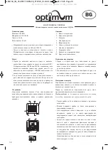 Preview for 18 page of Optimum GPQ-10A Operating Instructions Manual