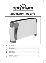 Preview for 1 page of Optimum HNC-2012 Operating Instructions Manual