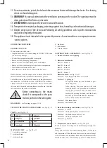 Preview for 24 page of Optimum KGE-2090 Operating Instructions Manual