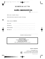 Предварительный просмотр 2 страницы Optimum KOMBIWAR AX-777M Manual Instruction