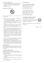 Preview for 8 page of Optimum OK-9400 Operating Instructions Manual