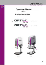 Optimum OPTi drill DX 13V Operating Manual предпросмотр