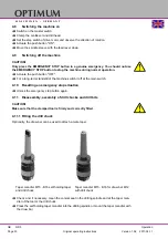 Предварительный просмотр 30 страницы Optimum OPTi drill RD 3 Operating Manual