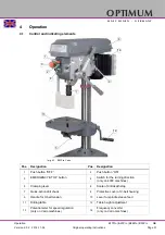 Предварительный просмотр 31 страницы Optimum OPTIDRILL B 17PRO Operating Manual