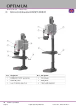 Предварительный просмотр 36 страницы Optimum OPTidrill DH 26GTV Operating Manual