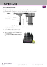 Preview for 42 page of Optimum OPTidrill DH 26GTV Operating Manual