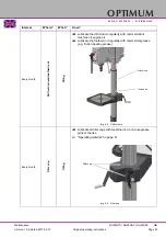 Preview for 57 page of Optimum OPTidrill DH 26GTV Operating Manual