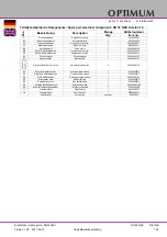 Preview for 103 page of Optimum OPTidrill DH 26GTV Operating Manual