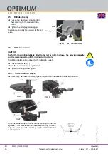 Preview for 26 page of Optimum OptiDrill DQ 14 Operating Manual