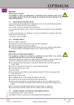 Предварительный просмотр 9 страницы Optimum OPTidrill RD 4 Operating Manual