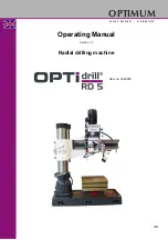 Optimum OPTIdrill RD 5 Operating Manual предпросмотр