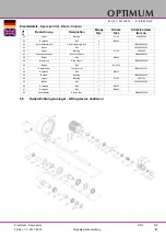 Preview for 65 page of Optimum OPTIdrill RD 5 Operating Manual