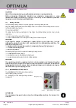 Предварительный просмотр 12 страницы Optimum Optimill BF 30V Operating Manual