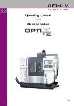 Optimum OPTimill F 150 Operating Manual предпросмотр