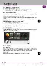 Preview for 74 page of Optimum OPTimill F 150 Operating Manual