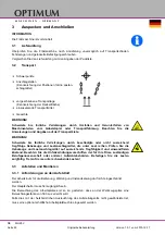 Предварительный просмотр 22 страницы Optimum OPTImill MH 25V Operating Manual