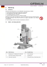 Предварительный просмотр 27 страницы Optimum OPTImill MH 25V Operating Manual