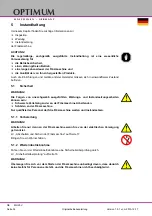 Предварительный просмотр 34 страницы Optimum OPTImill MH 25V Operating Manual