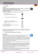 Предварительный просмотр 42 страницы Optimum OPTImill MH 25V Operating Manual