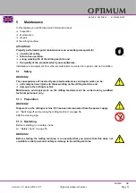 Предварительный просмотр 73 страницы Optimum OPTImill MH 25V Operating Manual