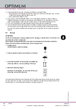 Предварительный просмотр 116 страницы Optimum OPTImill MZ 25 Operating Manual