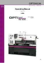 Optimum OPTiturn TM 4010 Operating Manual preview