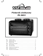 Preview for 1 page of Optimum PK-3600 Operating Instructions Manual