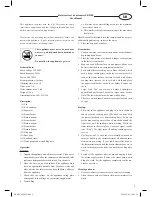 Preview for 9 page of Optimum PR-0750 Operating Instructions Manual