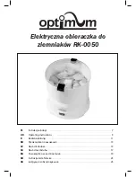 Optimum RK-0050 Operating Instructions Manual preview