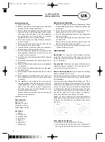 Preview for 6 page of Optimum RK-0261 Operating Instructions Manual