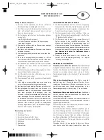 Preview for 8 page of Optimum RK-0261 Operating Instructions Manual