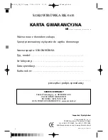 Предварительный просмотр 2 страницы Optimum RK-0610 "FRUTIA" Operating Instructions Manual