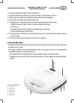 Preview for 11 page of Optimum ST-0786 Operating Instructions Manual