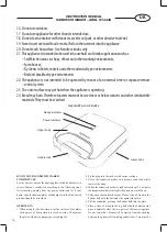 Preview for 10 page of Optimum ST-1416 Operating Instructions Manual