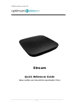 Optimum Stream DV8555 Quick Reference Manual preview