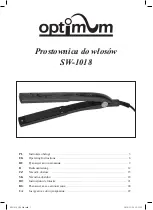 Preview for 1 page of Optimum SW-1018 Operating Instructions Manual