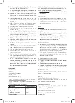 Preview for 13 page of Optimum SW-1018 Operating Instructions Manual