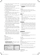 Preview for 16 page of Optimum SW-1018 Operating Instructions Manual