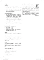 Preview for 8 page of Optimum SW-1020 Operating Instructions Manual