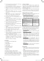 Preview for 14 page of Optimum SW-1020 Operating Instructions Manual