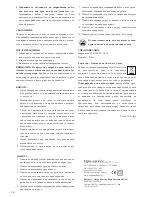 Preview for 18 page of Optimum SW-2027 Operating Instructions Manual