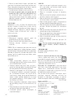 Preview for 22 page of Optimum SW-2027 Operating Instructions Manual