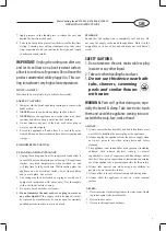 Preview for 7 page of Optimum SW-3013 Operating Instructions Manual